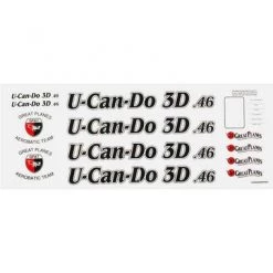 Great Planes Decal Set: U-Can-Do 3D .46