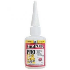 Great Planes Pro CA+ Glue Medium (1oz)