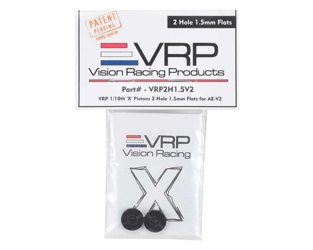 VRP 12mm Associated V2 1/10 "X V2" Shock Piston (2) (1.5mm x 2 Hole) 4 VRP 12mm Associated V2 1/10 "X V2" Shock Piston (2) (1.5mm x 2 Hole) - Image 2