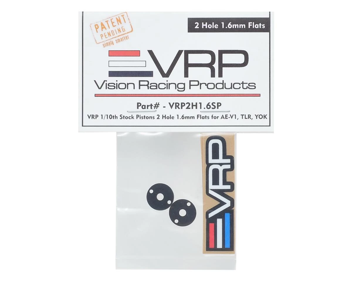 VRP 12mm AE/TLR/Yokomo 1/10 Machined "SP" Shock Piston (2) (1.6mm x 2 Hole) 4 VRP 12mm AE/TLR/Yokomo 1/10 Machined "SP" Shock Piston (2) (1.6mm x 2 Hole) - Image 2
