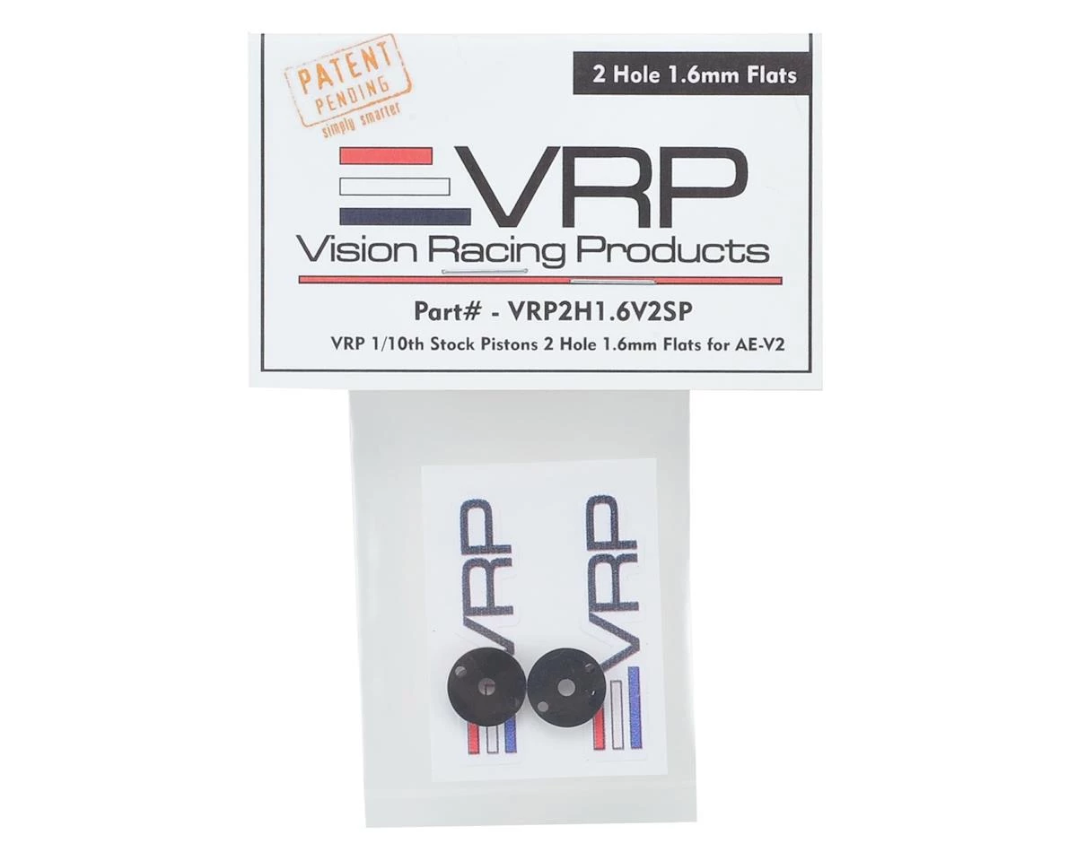 VRP 12mm Associated V2 1/10 Machined "SP" Shock Piston (2) (1.6mm x 2 Hole) 4 VRP 12mm Associated V2 1/10 Machined "SP" Shock Piston (2) (1.6mm x 2 Hole) - Image 2