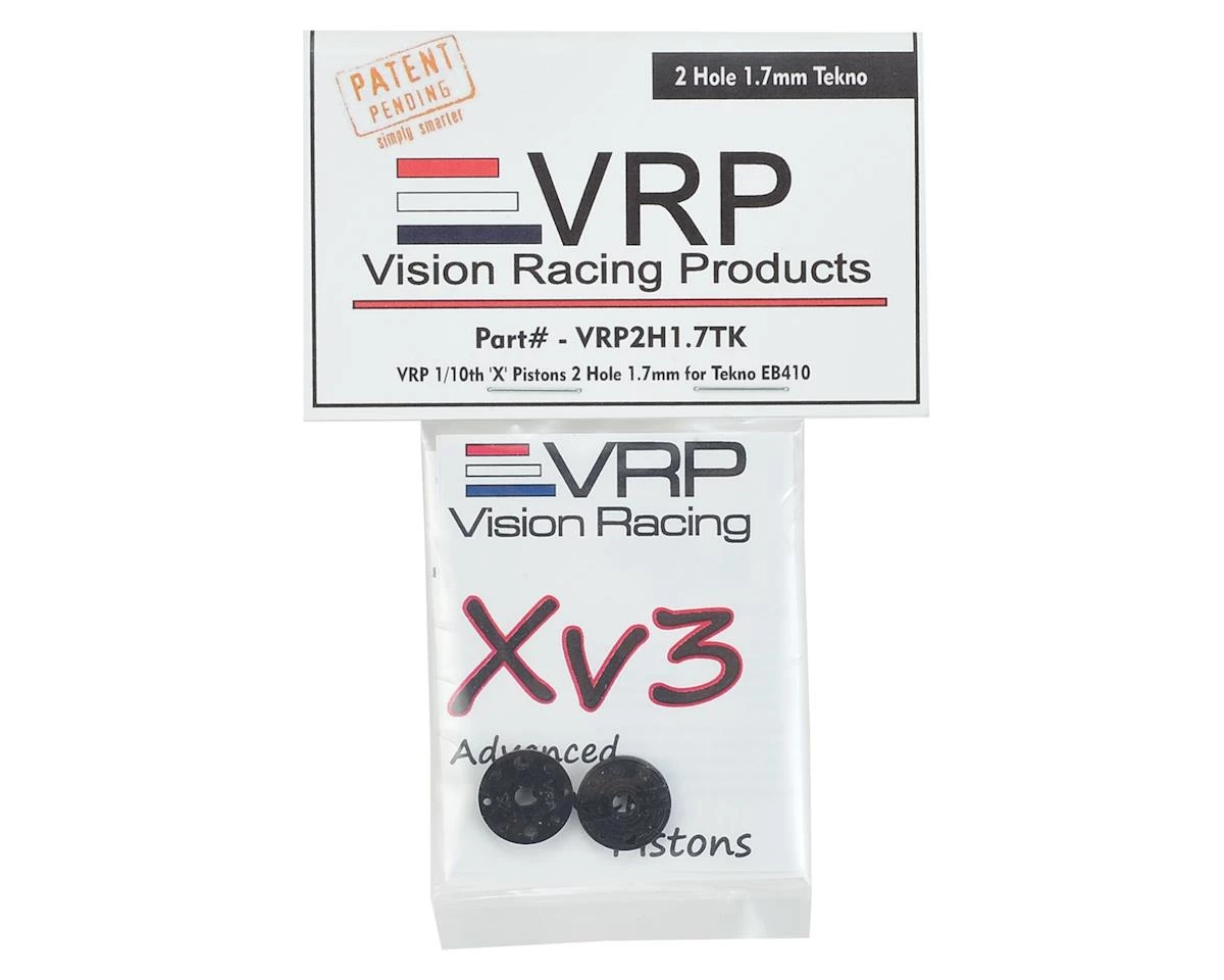 VRP Tekno EB410 "X V3" Shock Piston (2) (1.7mm x 2 Hole) 4 VRP Tekno EB410 "X V3" Shock Piston (2) (1.7mm x 2 Hole) - Image 2