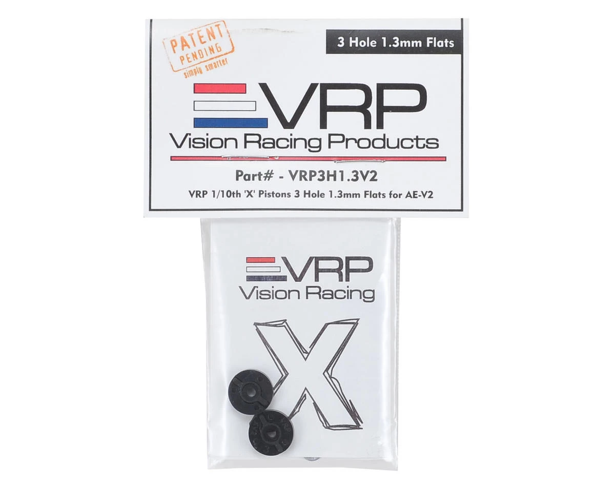 VRP 12mm Associated V2 1/10 "X V2" Shock Piston (2) (1.3mm x 3 Hole) 4 VRP 12mm Associated V2 1/10 "X V2" Shock Piston (2) (1.3mm x 3 Hole) - Image 2