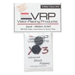 VRP Kyosho/XRAY/Tekno 1/8 "X V3" Shock Piston (2) (1.4mm x 5 Hole) -Great Planes Sales Shop vrp5h1.4v3ky 2