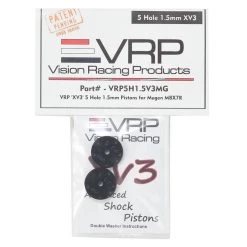 VRP Mugen 1/8 "X V3" Shock Piston (2) (1.5mm x 5 Hole) -Great Planes Sales Shop vrp5h1.5v3mg 2