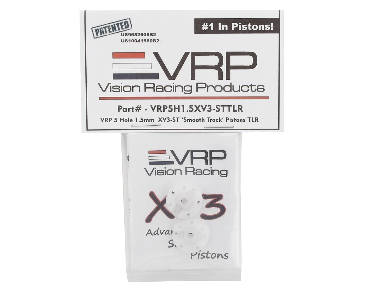 VRP TLR 1/8 "XV3-ST Smooth Track" Piston (2) (1.5mm x 5 Hole) 5 VRP TLR 1/8 "XV3-ST Smooth Track" Piston (2) (1.5mm x 5 Hole) - Image 3