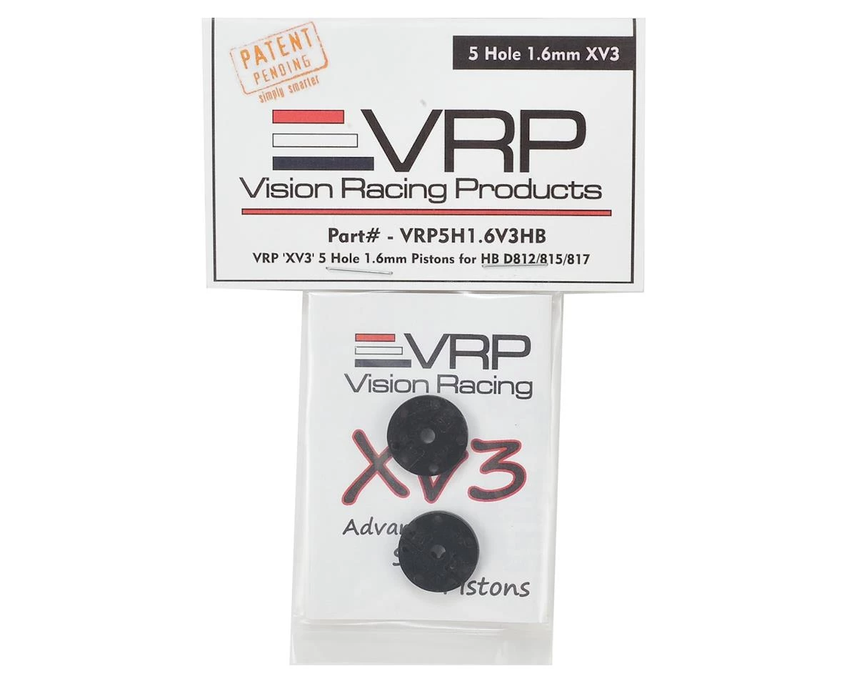 VRP Hot Bodies D8 1/8 "X V3" Shock Piston (2) (1.6mm x 5 Hole) 5 VRP Hot Bodies D8 1/8 "X V3" Shock Piston (2) (1.6mm x 5 Hole) - Image 3