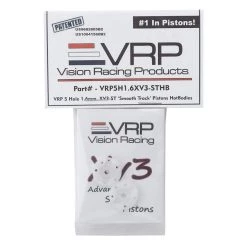 VRP Hot Bodies XV3-ST 'Smooth Track' Piston (1.6mm x 5 Hole) -Great Planes Sales Shop vrp5h1.6v3sthb 2