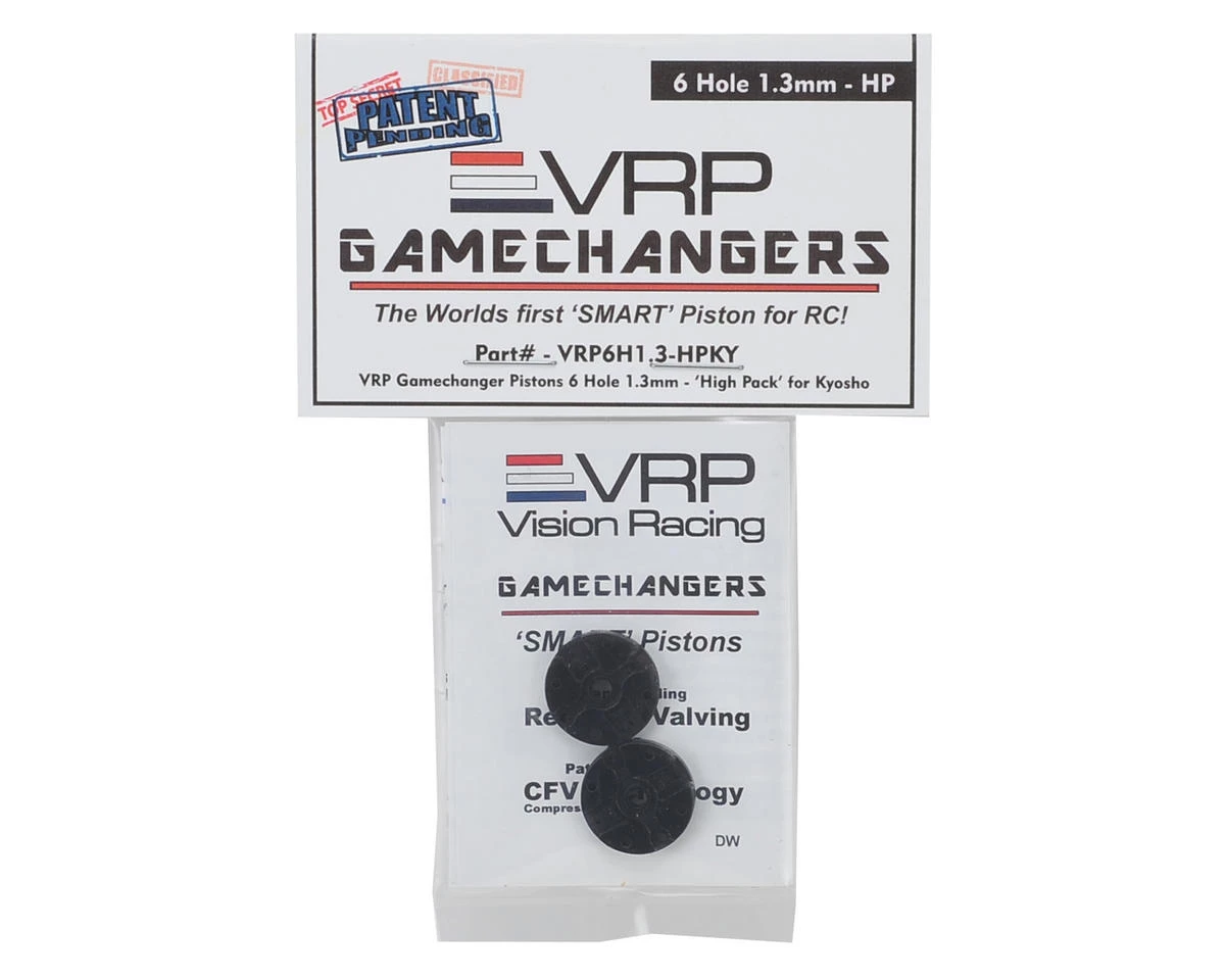 VRP KYO/XRAY/Tekno 1/8 "Gamechanger" Piston (2) (1.3mm x 6 Hole) (High Pack) 5 VRP KYO/XRAY/Tekno 1/8 "Gamechanger" Piston (2) (1.3mm x 6 Hole) (High Pack) - Image 3
