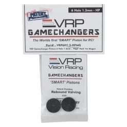 VRP Mugen 1/8 "Gamechanger" Piston (2) (1.3mm x 6 Hole) (High Pack) -Great Planes Sales Shop vrp6h1.3hpmg 2