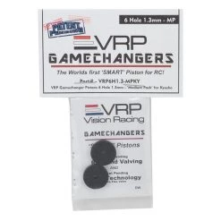 VRP KYO/XRAY/Tekno 1/8 "Gamechanger" Piston (2) (1.3mm x 6 Hole) (Medium Pack) -Great Planes Sales Shop vrp6h1.3mpky 2
