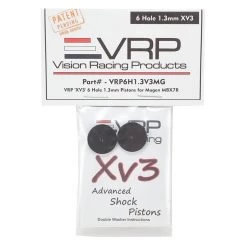 VRP Mugen 1/8 "X V3" Shock Piston (2) (1.3mm x 6 Hole) 7 VRP Mugen 1/8 "X V3" Shock Piston (2) (1.3mm x 6 Hole) -Great Planes Sales Shop vrp6h1.3v3mg 2