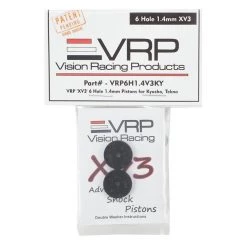 VRP Kyosho/XRAY/Tekno 1/8 "X V3" Shock Piston (2) (1.4mm x 6 Hole) 7 VRP Kyosho/XRAY/Tekno 1/8 "X V3" Shock Piston (2) (1.4mm x 6 Hole) -Great Planes Sales Shop vrp6h1.4v3ky 2