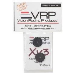VRP Agama A216 1/8 "X V3" Shock Piston (2) (1.5mm x 6 Hole) -Great Planes Sales Shop vrp6h1.5v3ag 2