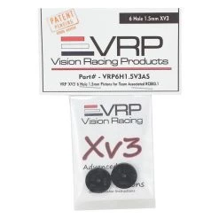 VRP Associated RC8B3 1/8 "X V3" Shock Piston (2) (1.5mm x 6 Hole) -Great Planes Sales Shop vrp6h1.5v3as 2