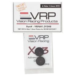 VRP Hot Bodies D8 1/8 "X V3" Shock Piston (2) (1.5mm x 6 Hole) -Great Planes Sales Shop vrp6h1.5v3hb 2