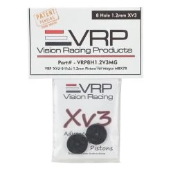 VRP Mugen 1/8 "X V3" Shock Piston (2) (1.2mm x 8 Hole) -Great Planes Sales Shop vrp8h1.2v3mg 2