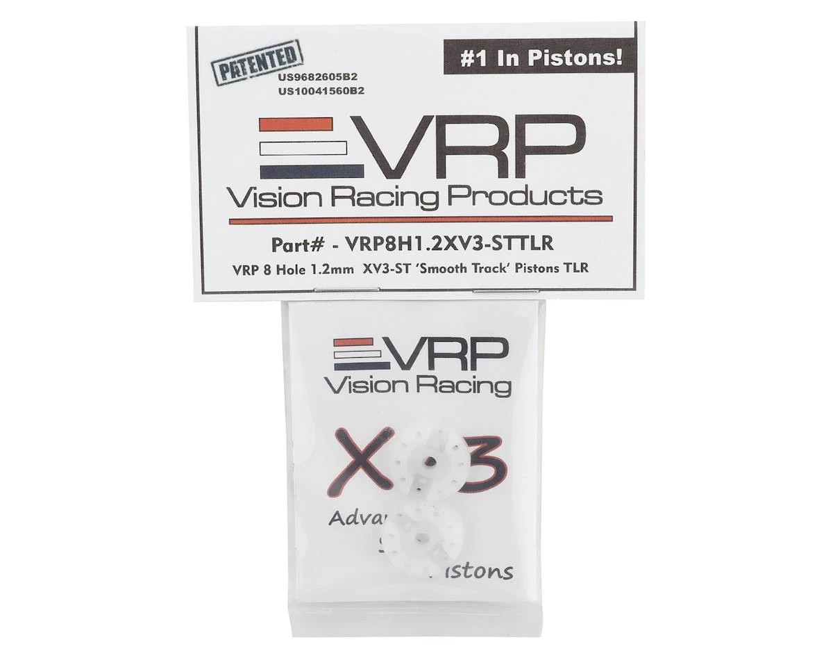 VRP TLR "XV3-ST Smooth Track" Piston (2) (1.2mm x 8 Hole) 5 VRP TLR "XV3-ST Smooth Track" Piston (2) (1.2mm x 8 Hole) - Image 3