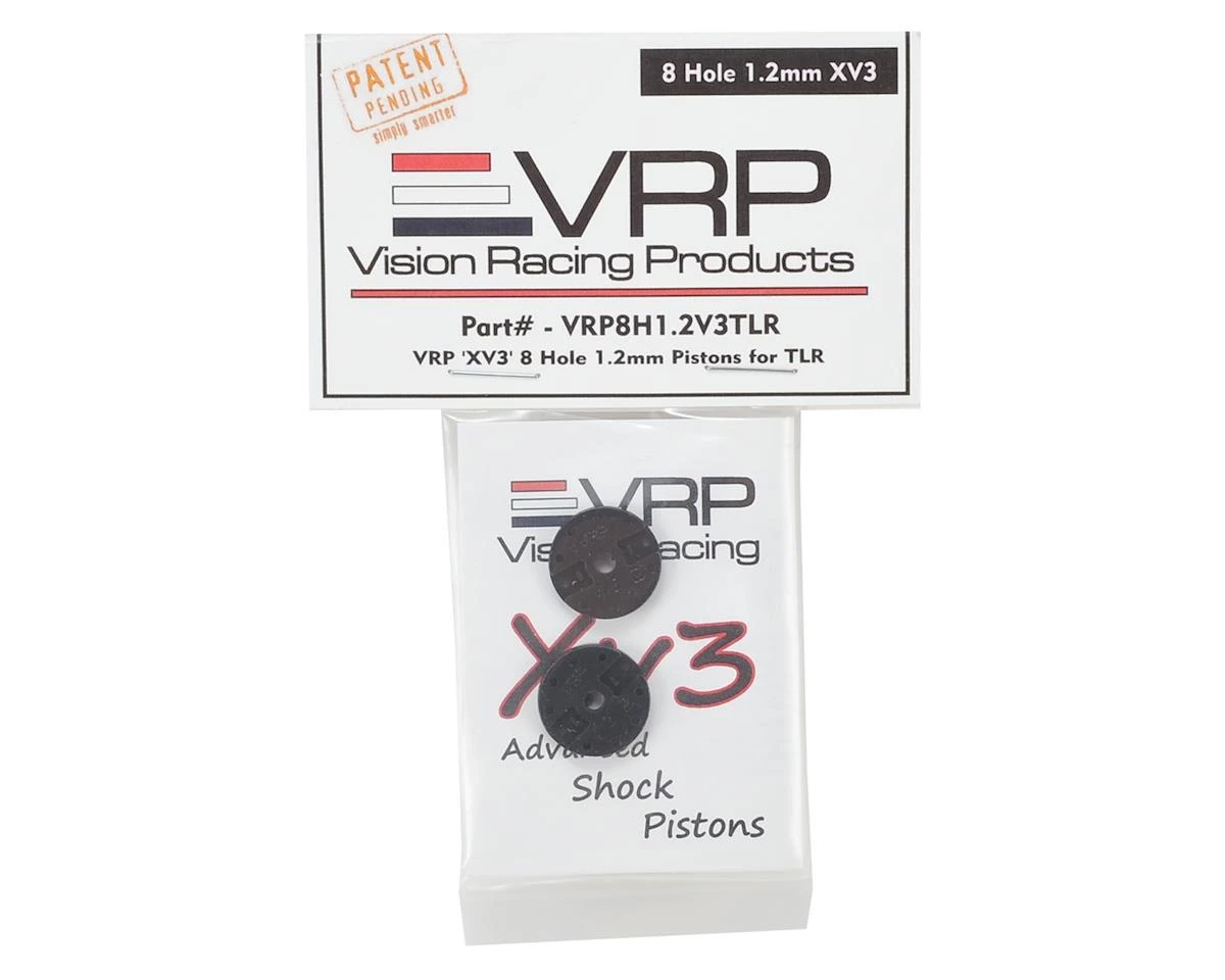 VRP TLR 8IGHT 1/8 "X V3" Shock Piston (2) (1.2mm x 8 Hole) 5 VRP TLR 8IGHT 1/8 "X V3" Shock Piston (2) (1.2mm x 8 Hole) - Image 3