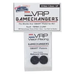 VRP KYO/XRAY/Tekno 1/8 "Gamechanger" Piston (2) (1.3mm x 8 Hole) (Low Pack) -Great Planes Sales Shop vrp8h1.3lpky 2