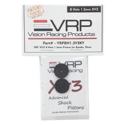 VRP Kyosho/XRAY/Tekno 1/8 "X V3" Shock Piston (2) (1.3mm x 8 Hole) -Great Planes Sales Shop vrp8h1.3v3ky 2