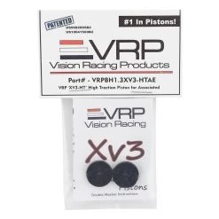 VRP Associated 1/8 "X V3" HT Shock Piston (2) (1.3mm x 8 Hole) (High Traction) -Great Planes Sales Shop vrp8h1.3xv3 htae 2